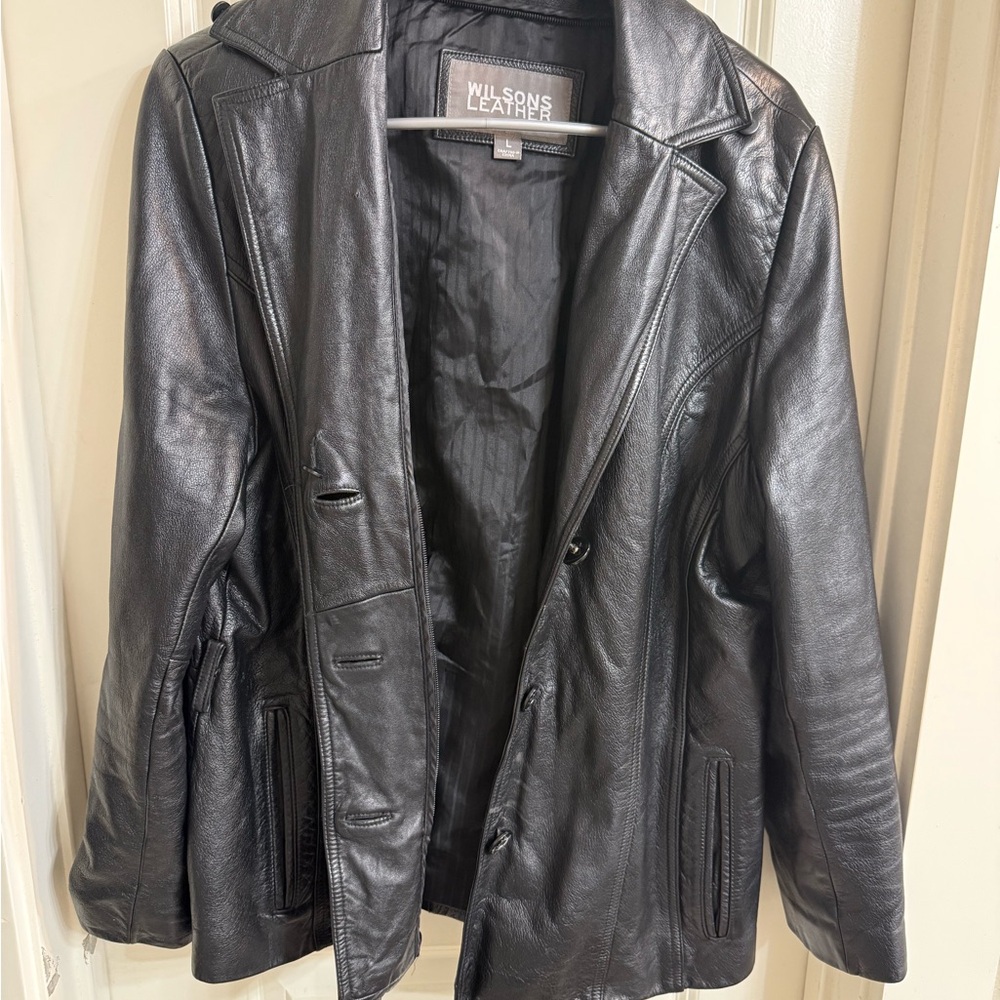 Wilsons Leather Women's Classic Black Jacket